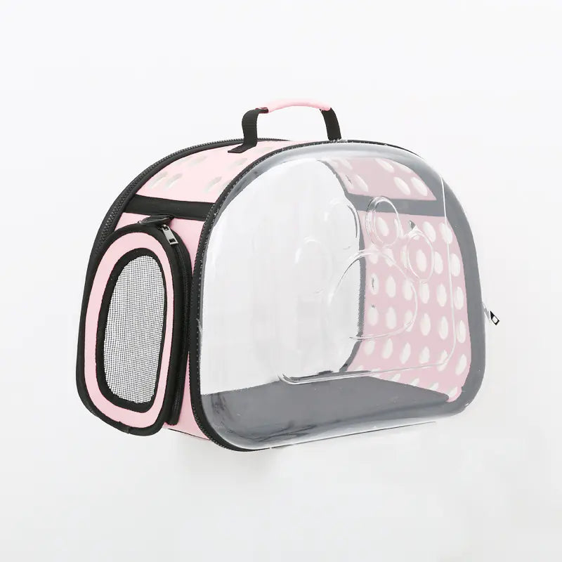 Bolso Transportador Plegable para mascotas – Cápsula Espacial de PVC🐶😻