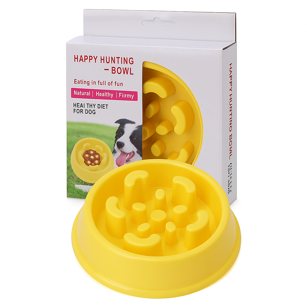 Cuenco antiahogo para perros – Ayuda a una alimentación saludable🐾🐶