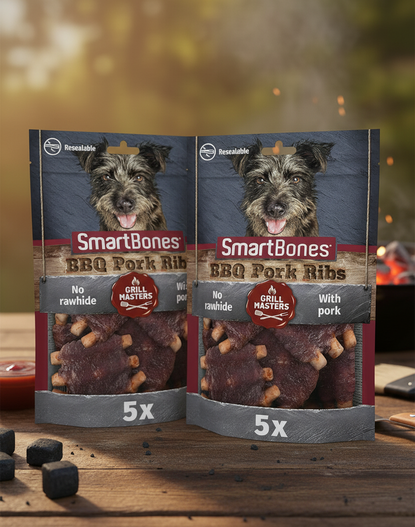 SmartBones BBQ Pork Ribs – 5 uds🔥 185 g