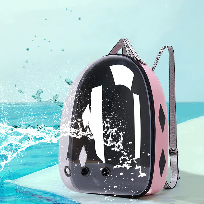 🐾 Mochila Espacial Transparente para Mascotas – Elegante, Cómoda y Segura