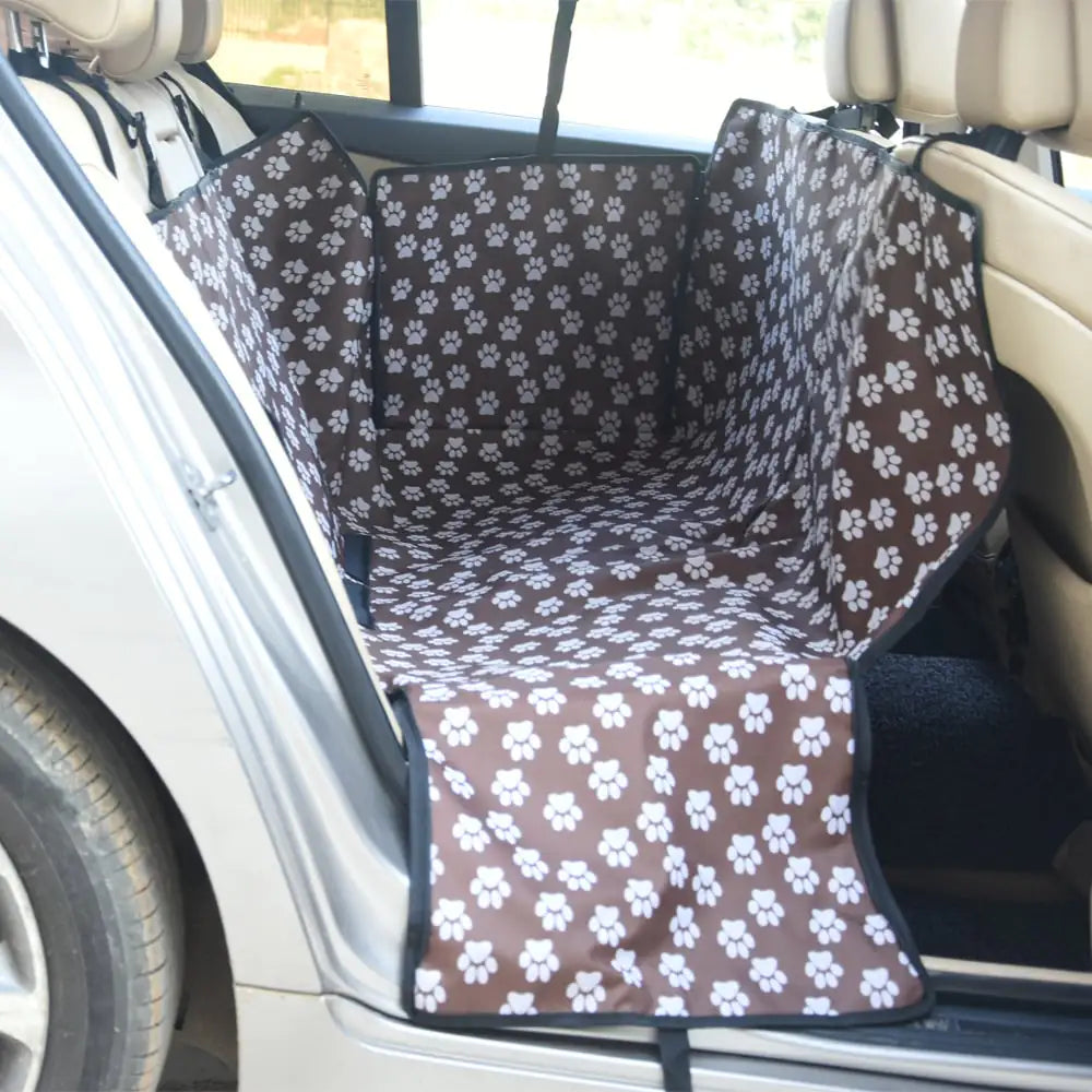Cojín para Perro Impermeable y Acolchado para Asiento Trasero del Coche
