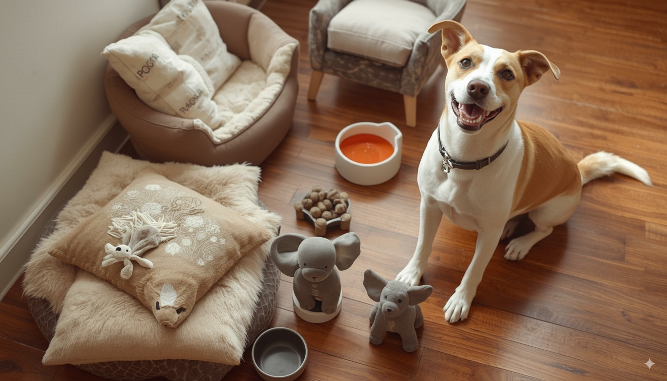Accesorios de perros para el hogar.