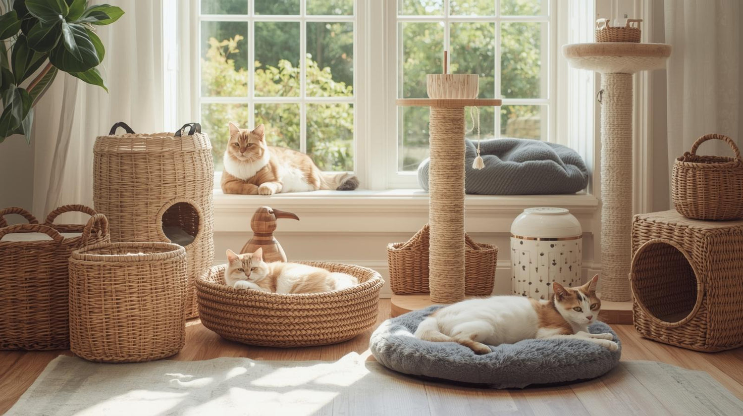 Accesorios de gatos para el hogar.