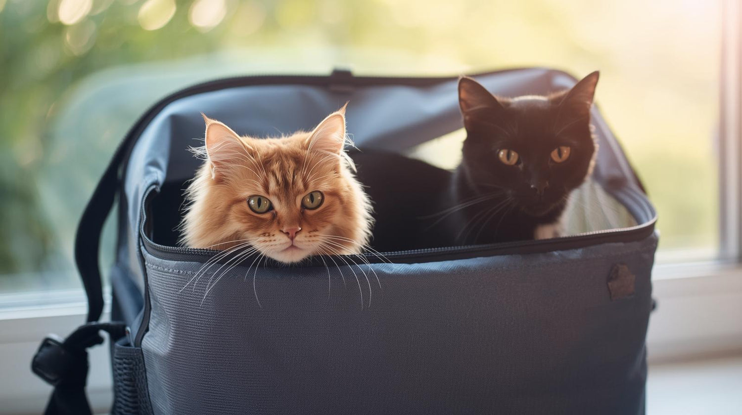 Paseos y viajes gatos.