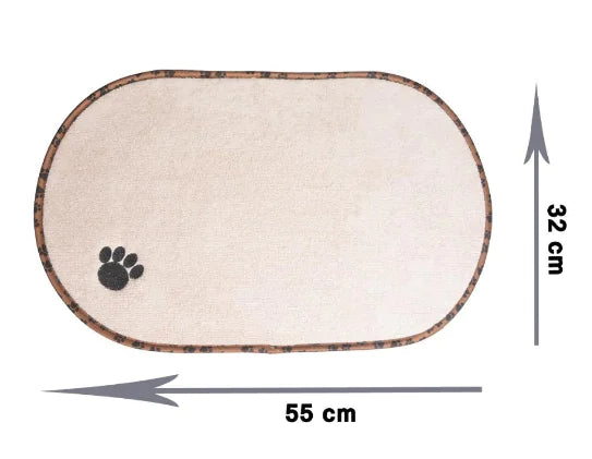 🐾Alfombrilla para Comida de Mascotas, Antideslizante y Lavable para Gatos y Perros