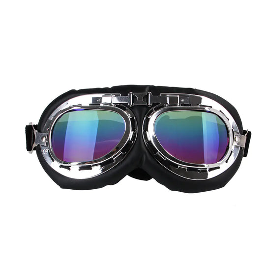Gafas aviador para perros con montura grande.