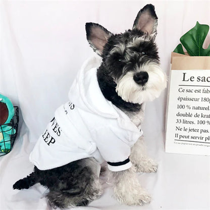 ✨ Albornoz Blanco con Capucha para Perros – Ropa de Mascota Súper Cómoda