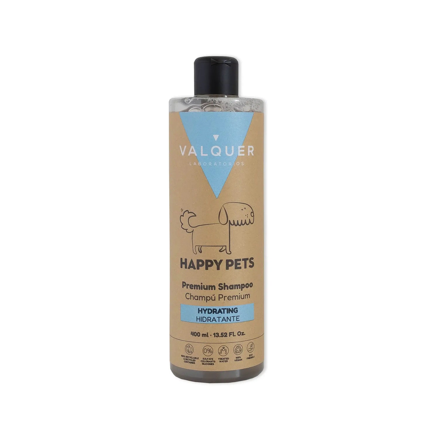 Champú Premium Hidratante para Mascotas con vitamina B5 y aloe vera- 400 ml
