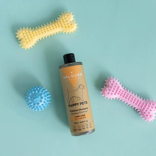 Champú Premium para Mascotas de Pelo Rizado con vitamina B5- 400 ml