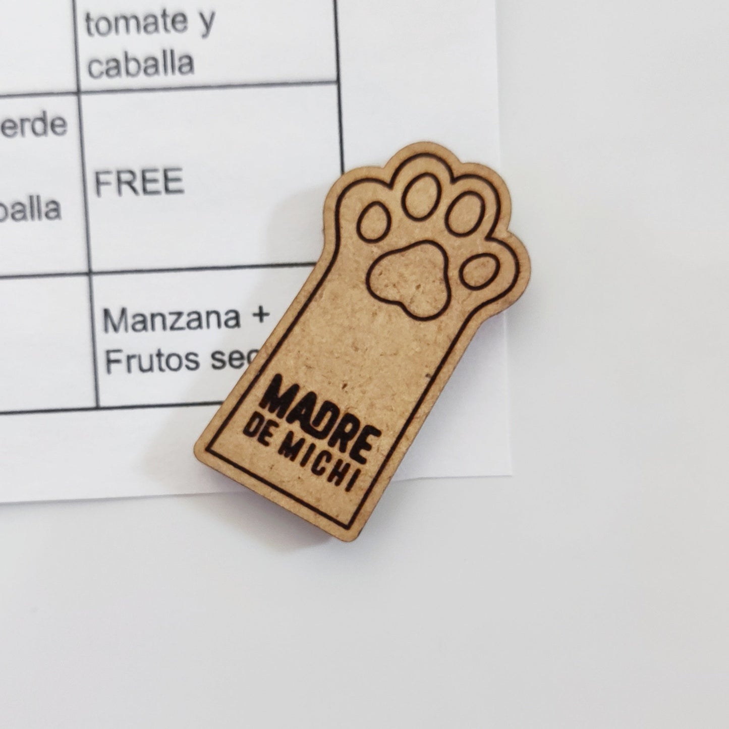 Llavero o imán "Madre de michis"