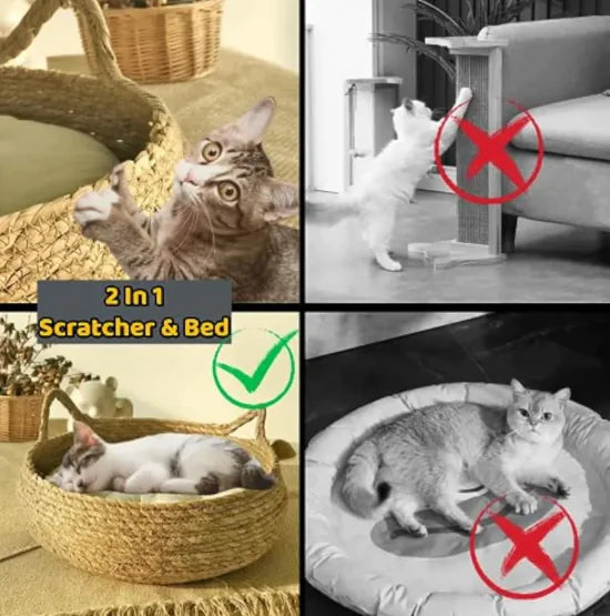 Cama artesanal para mascotas