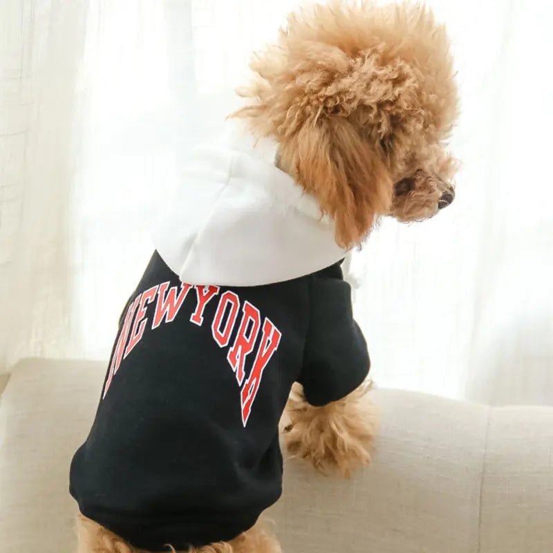 Sudadera con Capucha Casual para Mascotas de Algodón de Rizo🐾