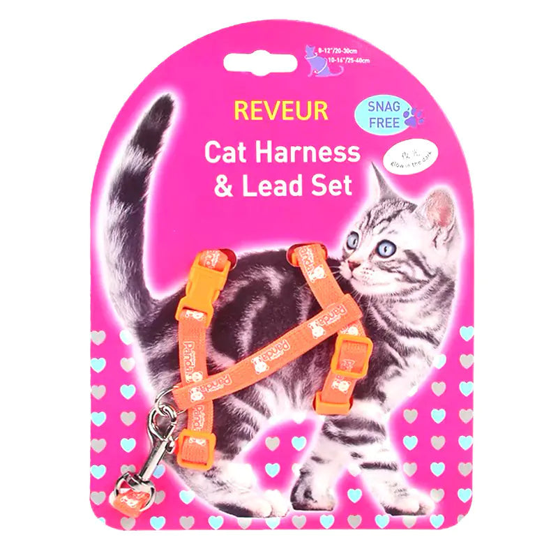 Arnés Reflectante para Gatos – Seguridad Nocturna con Estilo