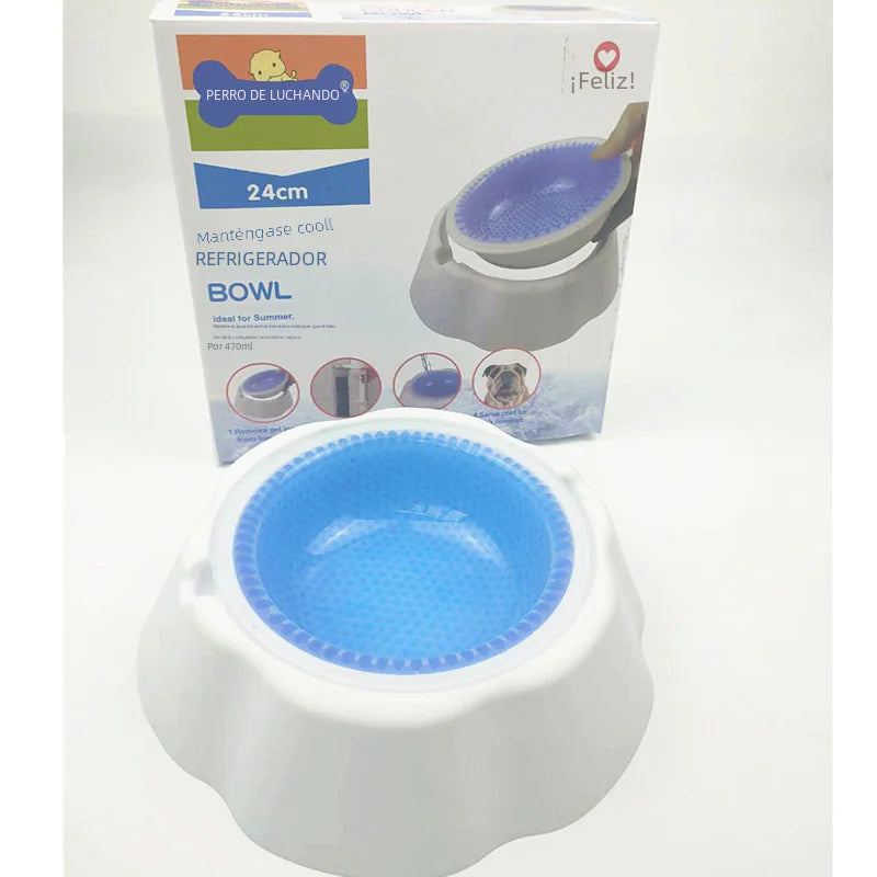 ❄️ Bebedero Refrigerante para Mascotas – Ideal para Verano