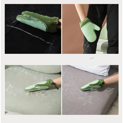 Guantes de Masaje de Silicona para Eliminar Pelo de Mascotas