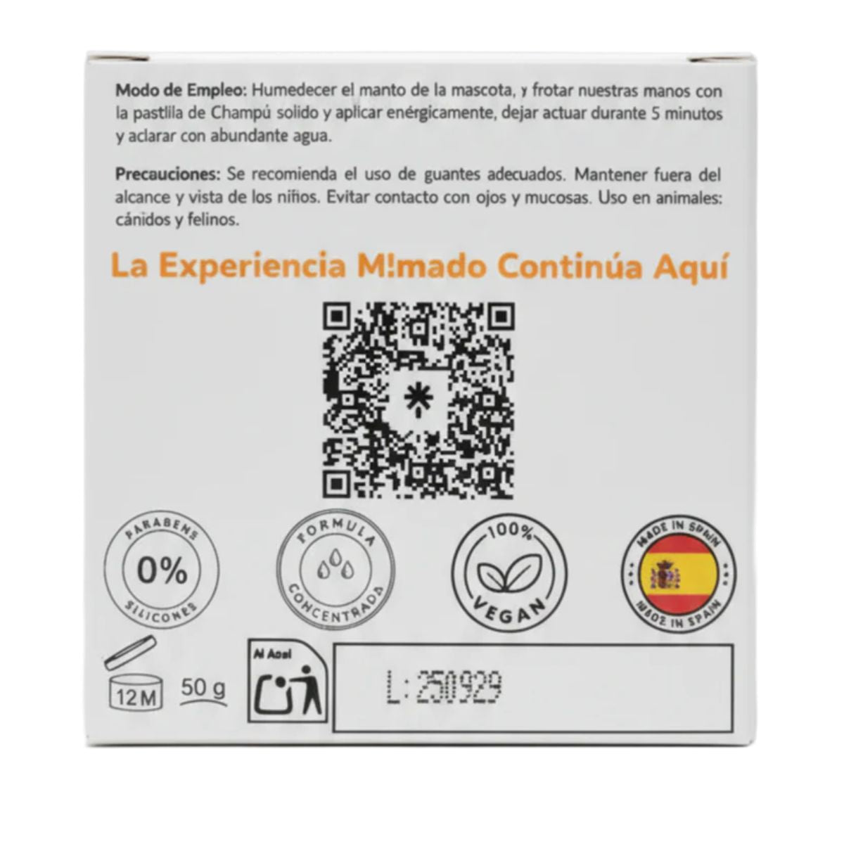 Champú Sólido Natural para Perros y Gatos con Aloe Vera – Hidratación y Calma para Pieles Sensibles y Atópicas 🛁