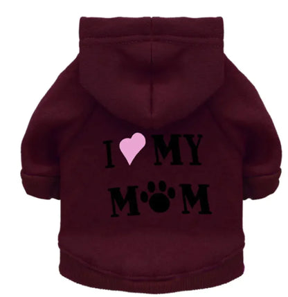 Suéter de forro polar para perro de I LOVE MOM👕🐶
