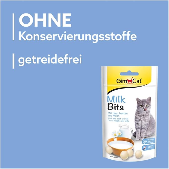 🐾 GimCat Milk Bits – Snacks con lo mejor de la leche 🥛