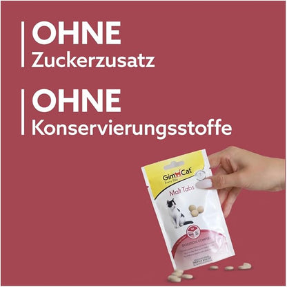 🐾 GimCat Malt Tabs – Snacks con malta para gatos 🌿