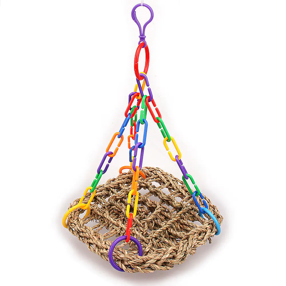 Columpio para loros y accesorios para jaula de aves🐦