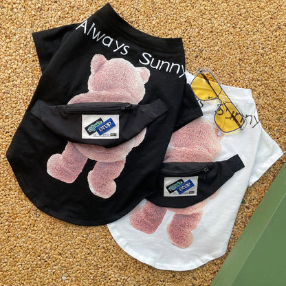 Ropa para Mascotas con Estilo: Mochila + Camiseta Transpirable🐶😻