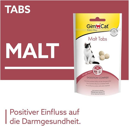 🐾 GimCat Malt Tabs – Snacks con malta para gatos 🌿