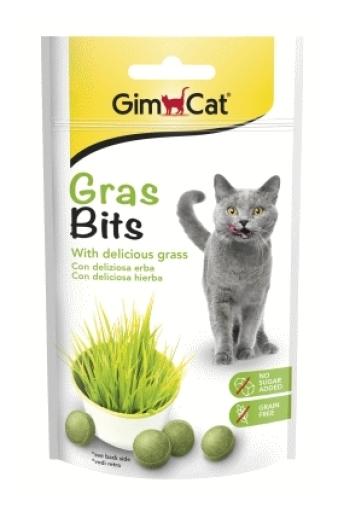 🐾 GimCat Gras Bits – Snacks para gatos con hierba deliciosa 🌱