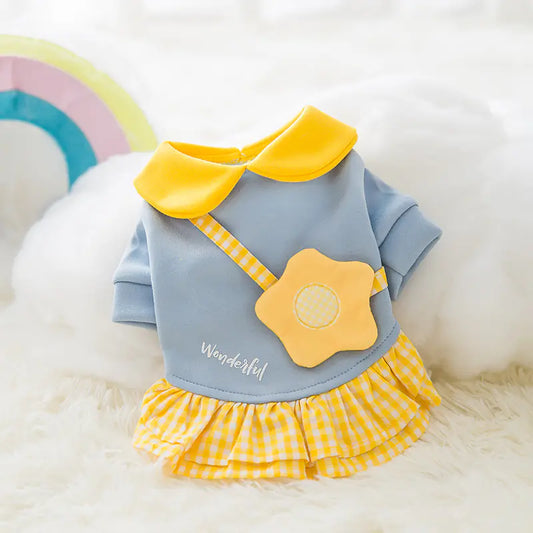 Ropa de Mascotas con Dibujos Animados para Otoño e Invierno