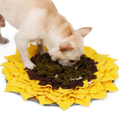 🌻Alfombra Olfativa para Mascotas en Forma de Girasol – Alimentación Lenta y Entrenamiento