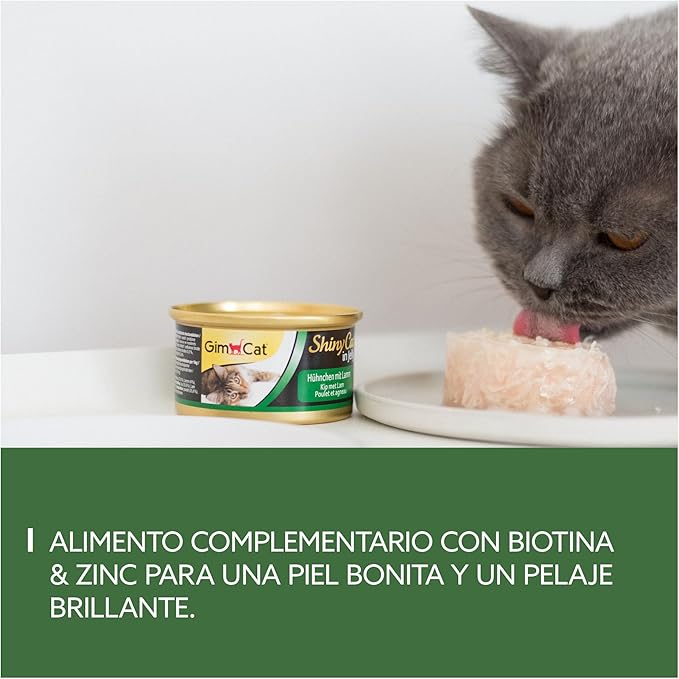 🐟 GimCat ShinyCat Duo – Atún y Calabacín (70 g)
