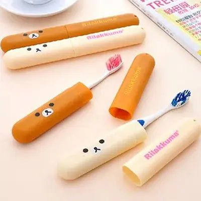 Estuche de Viaje para Cepillo de Dientes de Mascotas Hatterly – Con Osito de Dibujos