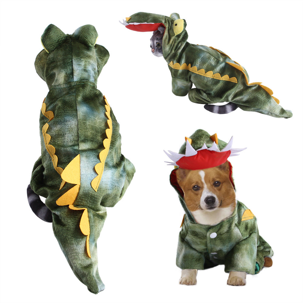 Ropa de estilo caricatura para gatos y perros divertidos😻✨🐶
