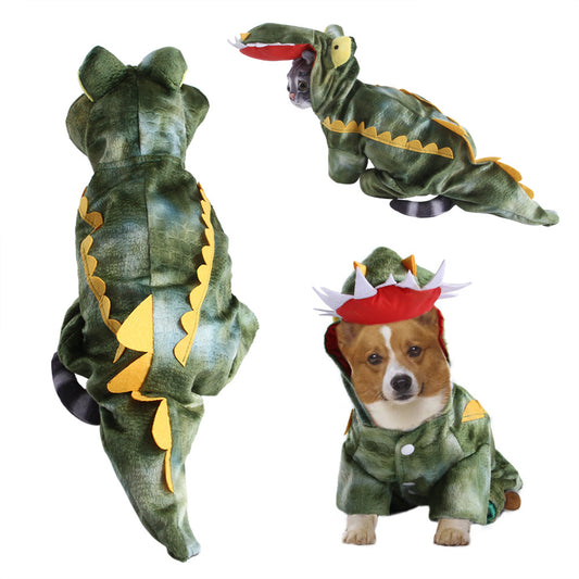 Ropa de estilo caricatura para gatos y perros divertidos😻✨🐶