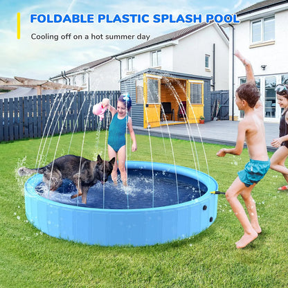 🐶🏡Piscina Plegable para Mascotas – Diversión y Baño para Perros