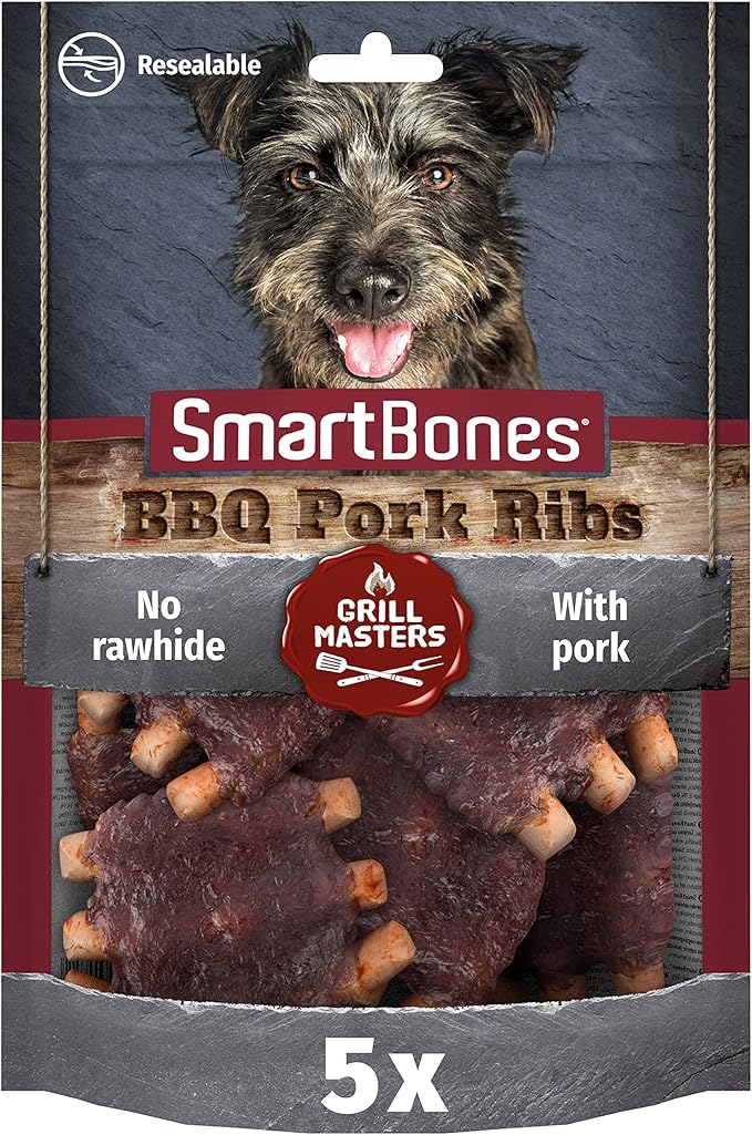 SmartBones BBQ Pork Ribs – 5 uds🔥 185 g