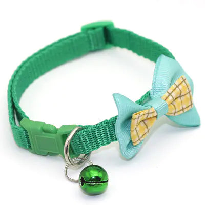 🐾 Collar con Lazo y Campanita para Gato o Perro
