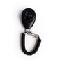 Clicker ajustable para adiestramiento de perros con correa tipo llavero.