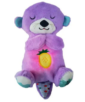 Nutria de Peluche con Luz y Respiración – Juguete Musical para mascotas 🐾✨