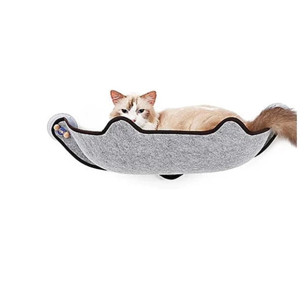 Hamaca de Ventana para Gatos con Ventosas de Succión Reforzadas🐾😻