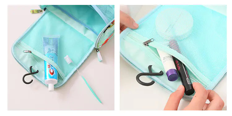 Neceser impermeable de gran capacidad con estampado, para viajes con mascotas🐾🌏