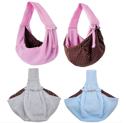 Bolsa tipo bandolera para mascotas, mochila plegable, trasportín de hombro🐾🌏
