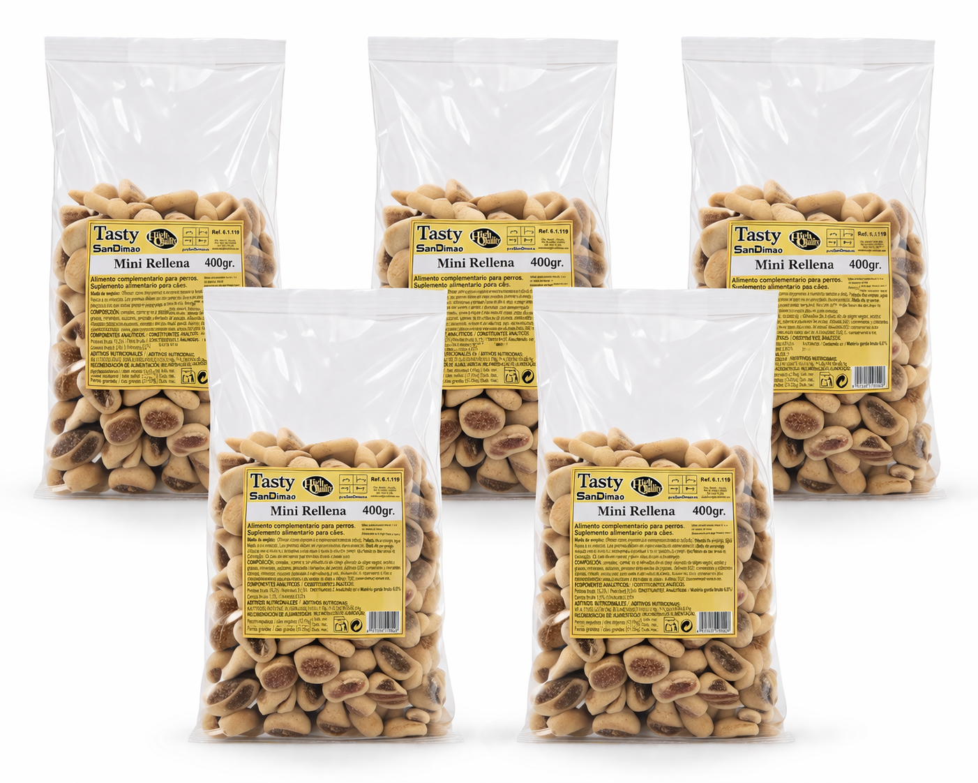 🐾🍪 Tasty Mini Rellena – 400 g