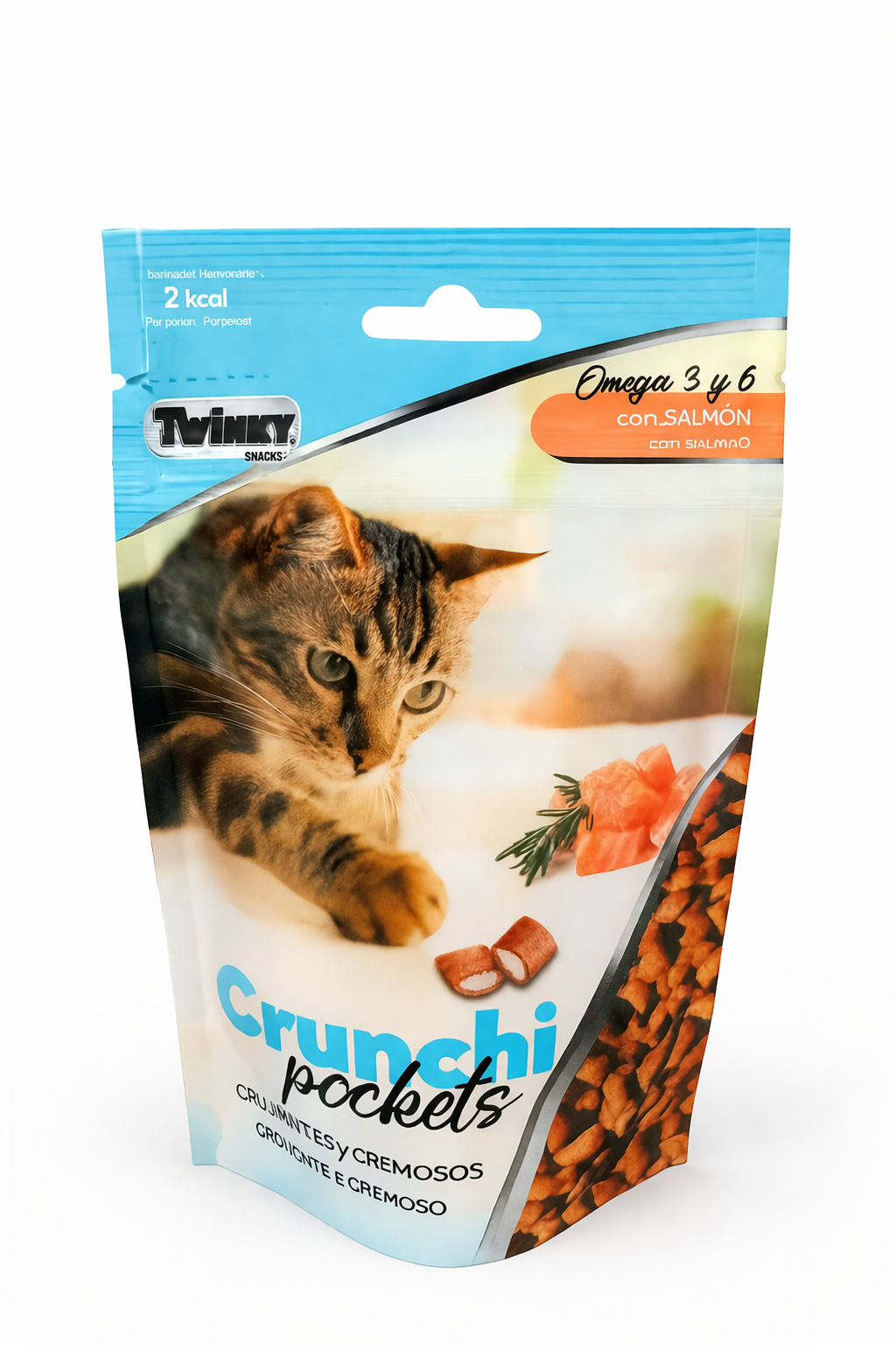 Twinky Crunchi Pockets de Salmón con Omega 3 y 6 😻
