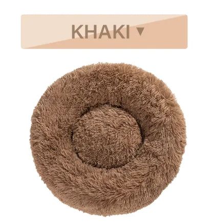 Cama Donut Esponjosa para Mascotas