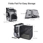 Mochila portátil y expandible para mascotas, para gatos y perros.