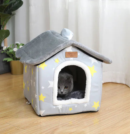 😻Casita Cálida para Gatos – Donde la Comodidad se Encuentra con el Amor
