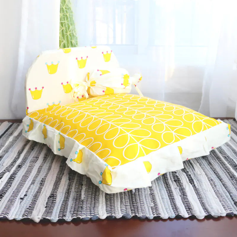 Cama de Lujo para Mascotas Pequeñas – Diseño Lavable y Antideslizante🐾🐶