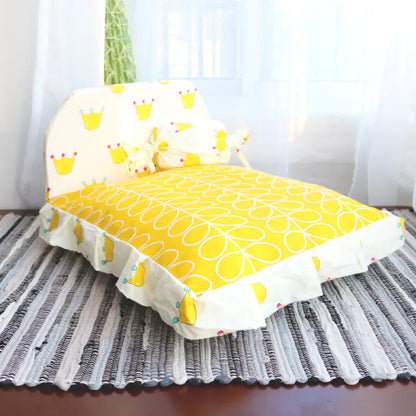 Cama de Lujo para Mascotas Pequeñas – Diseño Lavable y Antideslizante🐾🐶