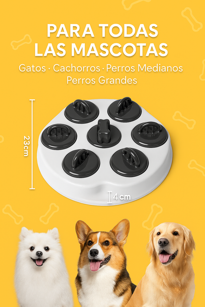 Juguete Interactivo Ecológico para Perros Nobleza, 🧠🐶 Comedero interactivo tipo Slow Feeder