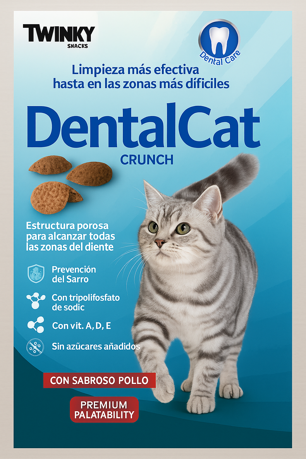 🐱✨ DentalCat Crunch – Twinky Snacks